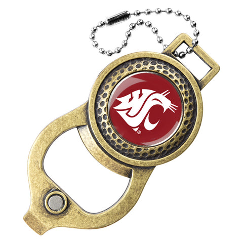 Washington State Cougars Golf Bag Tag with Ball Marker