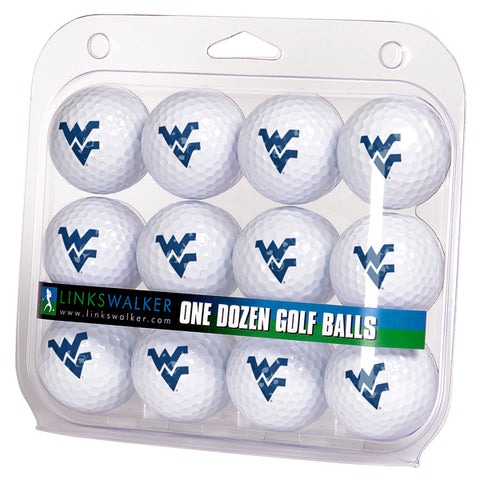West Virginia Mountaineers Golf Balls 1 Dozen 2-Piece Regulation Size Balls