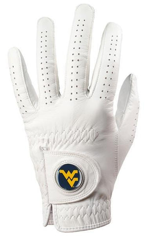 West Virginia Mountaineers - Cabretta Leather Golf Glove - Linkswalkerdirect