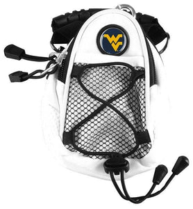 West Virginia Mountaineers - Mini Day Pack  -  White - Linkswalkerdirect