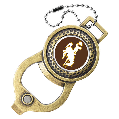 Wyoming Cowboys Golf Bag Tag with Ball Marker