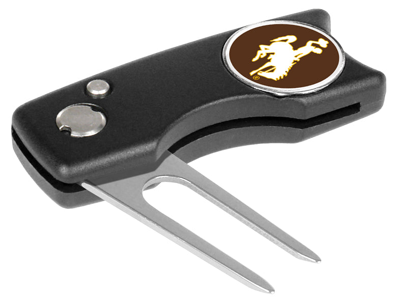 Wyoming Cowboys - Spring Action Divot Tool