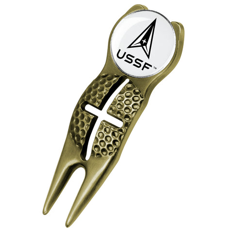 United States Space Force - Crosshairs Divot Repair Tool  -  Gold