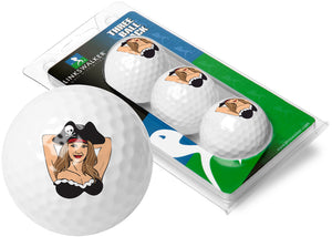 Linkswalker Pro-Victory The Pirate's Booty 3 Golf Ball Sleeve
