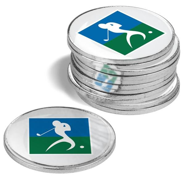LinksWalker - 12 Pack Ball Markers - Linkswalkerdirect